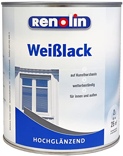 Renolin Weißlack hochglänzend 2 l von Wilckens