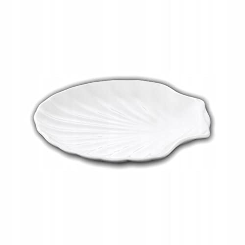 Wilmax WL-992014/A Porzellan Shell-Gericht, Weiss, 25.5cm Länge von Wilmax England