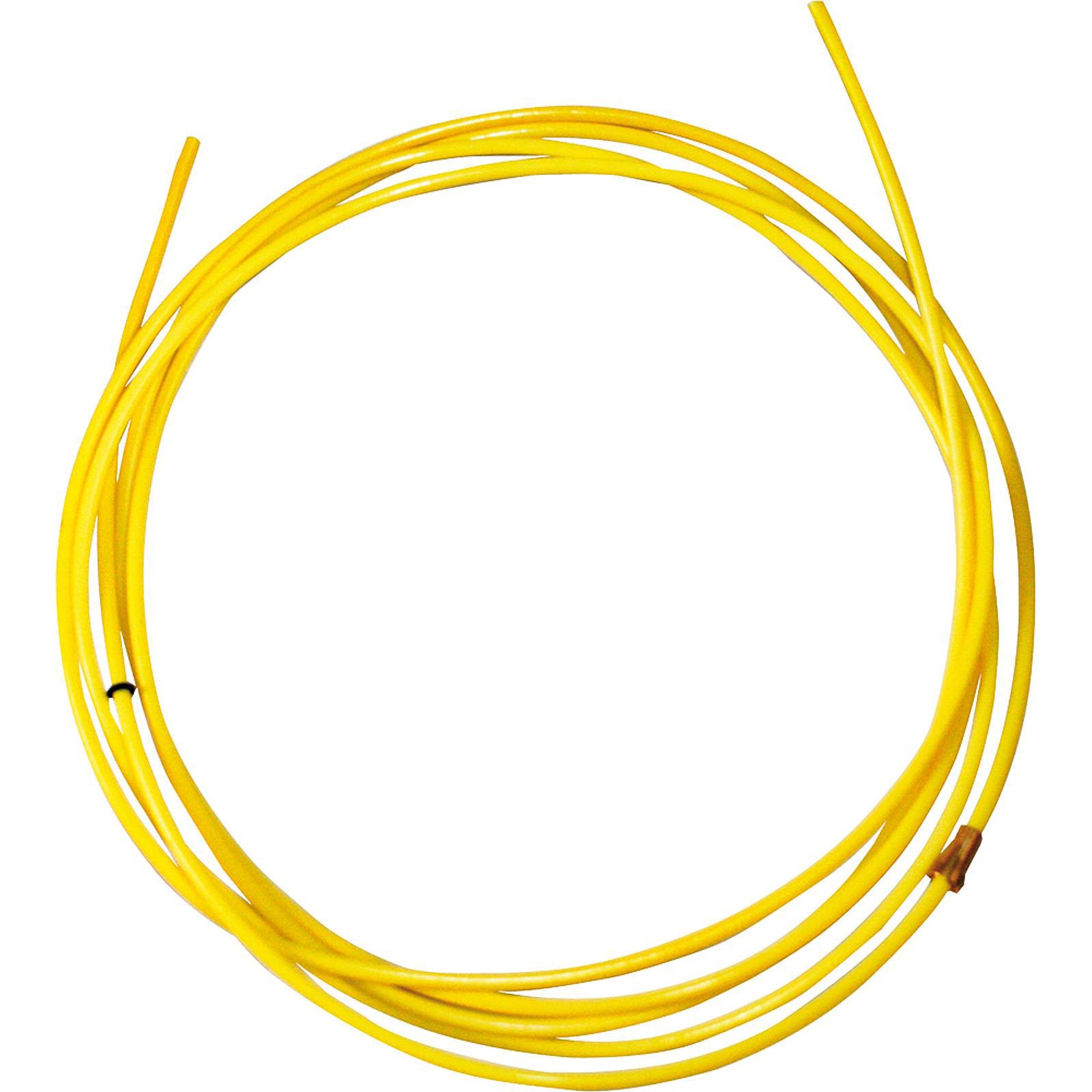 PTFE Seele gelb für Ø 1,2 - 1,6 mm für Aluminium-Schweißdraht x,x m Größe:5.5 m von Wilpeg