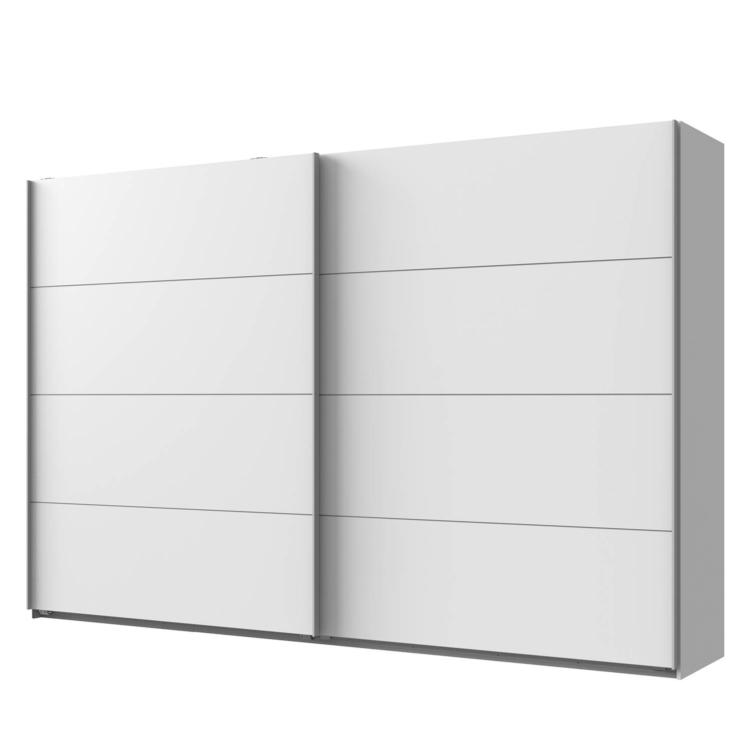 Wimex Schwebetürenschrank Easy Plus II Weiß 225x236x65 cm (BxHxT) Spanplatte Modern von Wimex