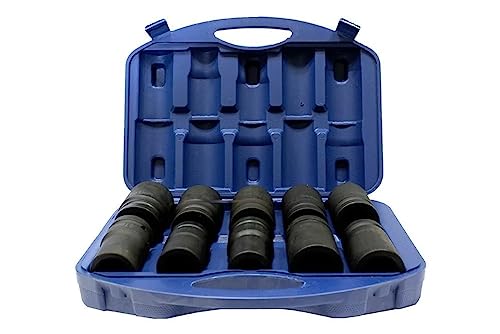 1" SECHSKANT STECKSCHLÜSSEL SET 22MM - 41MM, LÄNGE: 80 MM, 10 TEILIG (JQ-80-1-10SET) von Wimmer