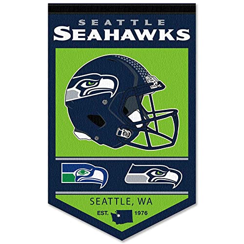 Seattle Seahawks Heritage History Banner Wimpel von Wincraft