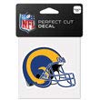 Wincraft NFL Los Angeles Rams Retro-Aufkleber, perfekt geschnitten, mehrfarbig, 10,2 x 10,2 cm von Wincraft