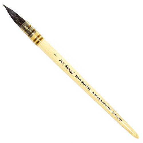 Winsor & Newton 5250303 Pure Squirrel Verwasch Pinsel für Aquarellfarben, herrvorragende Farbaufnahmekapazität und Farbkontrolle - Nr. - 11 mm von Winsor & Newton