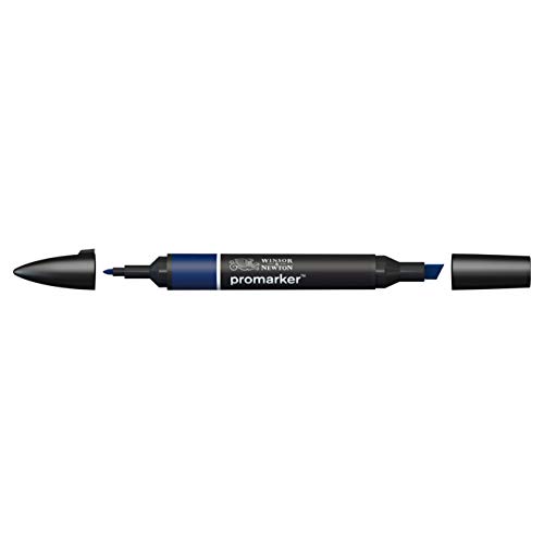 Winsor & Newton " ProMarker " 0203169 - Professioneller Layoutmarker - 2 Spitzen, fein & breit für Zeichnungen, Design & Layouts - Indigoblau von Winsor & Newton