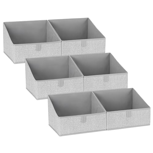 Winter Shore Foldable Trapezoid Storage Bins [6 Pack] von Winter Shore