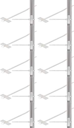10er Set Kabelbinder mit Beschriftungsfeld (Feldgröße 25 x 8 mm) Länge 100 mm, Breite 2,5 mm (100 Stück) von WireThinx
