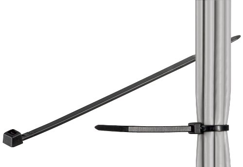 10er Set WireThinX wetterfester Nylon Kabelbinder 100 x 2,5 mm schwarz (1000 Stück) von WireThinx