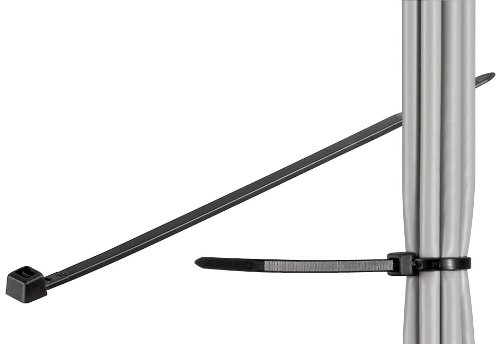 3er Set WireThinX wetterfester Nylon Kabelbinder 280 x 4,5 mm schwarz (300 Stück) von WireThinx