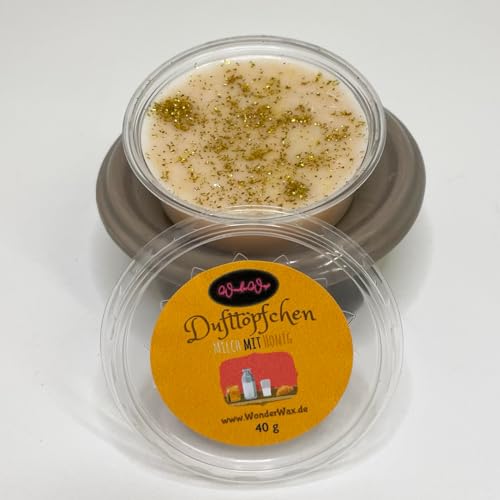 WonderWax Standard Duft Töpfchen | Heiße Milch mit Honig | Duftwachs Raumduft für Duftlampen | Duftkessel aus Soja Wachs |Wax Melts | Aroma Duftmelt | Tart von WonderWax