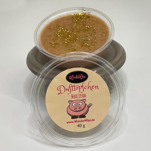 WonderWax Standard Duft Töpfchen | Marzipan | Duftwachs Raumduft für Duftlampen | Duftkessel aus Soja Wachs |Wax Melts | Aroma Duftmelt | Tart von WonderWax