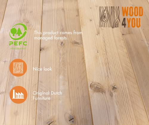 Wood4you - Eckschreibtisch - Vancouver Geröstetes Holz 180 x 120 cm von Wood4you