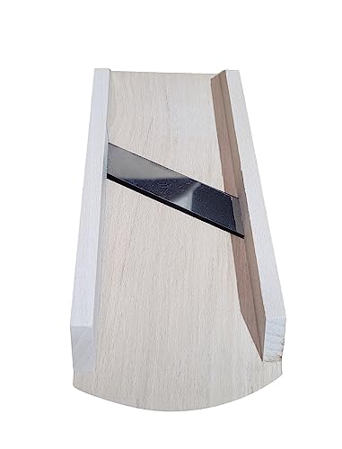 Wooden World - Hölzerner Schredder, Reibe, Hobel für Gemüse, Obst, 23 cm von Wooden World