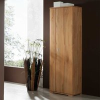 Garderobenschrank aus Kernbuche Massivholz mit Kleiderstange von Wooding Nature