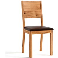 Stuhl aus Wildeiche in modernem Design Bezug aus Kunstleder von Wooding Nature