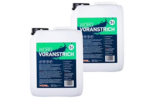 10 Liter Worq Bitumen Voranstrich - Bitumen Anstrich, Bitumen Grundierung, Schweißbahn Grundierung von Worq Pro