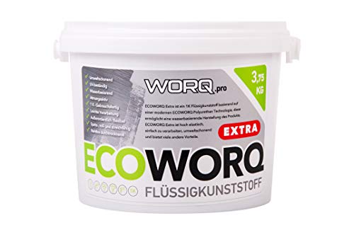 Ecoworq Extra Flüssigkunststoff, Polyurethan Dachabdichtung, flüssige Flachdachabdichtung von Worq Pro