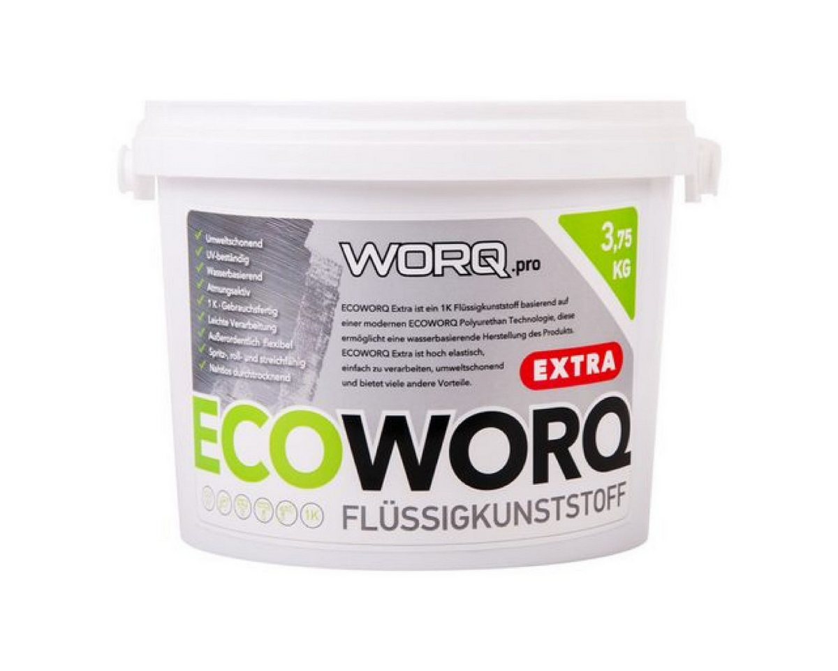 Worq.Pro Dach- und Sockelfarbe ECOWORQ Extra Flüssigkunststoff von Worq.Pro