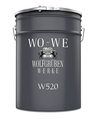 WO-WE Nano Fassadenfarbe W520 Wandfarbe für Außen Mauer Fassade Anthrazitgrau - 10L von WO-WE