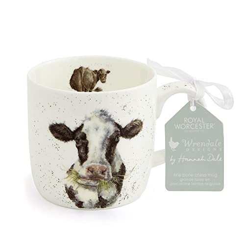 Wrendale Tasse, „Mooo"-Design von Wrendale Designs