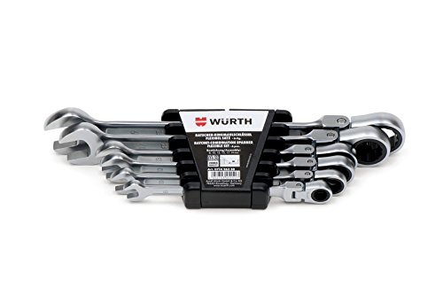 Zebra Würth Ratschen Ringmaulschlüssel Satz flexibel 6 Teile von Würth