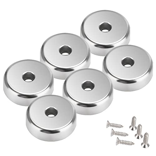 Wukong 6PCS Magnet mit Loch, Neodym Magnete Extra Stark 25x8mm Magnet zum Anschrauben für DIY Küchen Büros Schule Garage von Wukong