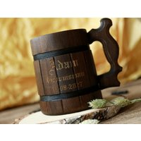 Geschenk Für Ihn Personalisierte Holz Bierkrug Geschenkideen Einen Mann Freund von WunderholzShop