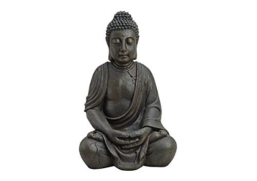 Wurm Buddha sitzend H 50 cm Gartendeko von Wurm
