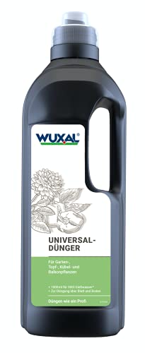 Wuxal Universaldünger - 1000 ml - Flüssiger Pflanzendünger für Garten- und Zimmerpflanzen - Sowohl als Blumendünger als auch als Grünpflanzendünger geeignet von WUXAL