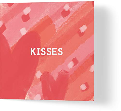 Wuzci Jubiläumskarte "Kisses", 150 mm Länge x 150 mm Breite von Wuzci