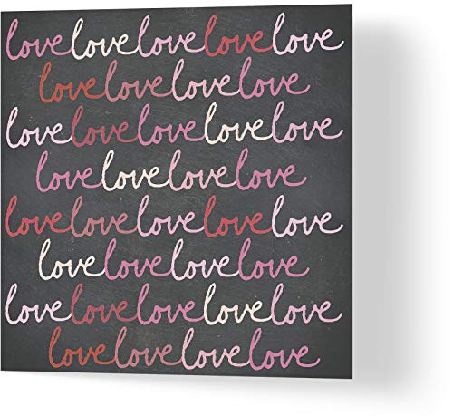 Wuzci Jubiläumskarte "Love Love Love", 150 mm Länge x 150 mm Breite von Wuzci