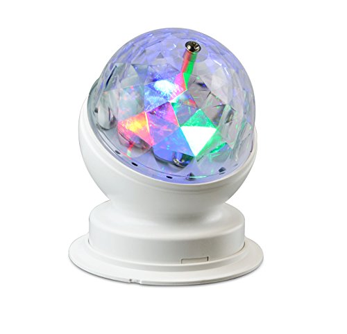 X4-LIFE LED Discokugel - Mini Partylicht für Wohnräume und Kinderzimmer - Rotierend, RGB von X4-LIFE