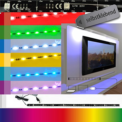 X4-LIFE LED Leiste USB TV Hintergrundbeleuchtung LED Strip Fernseher Beleuchtung von X4-LIFE