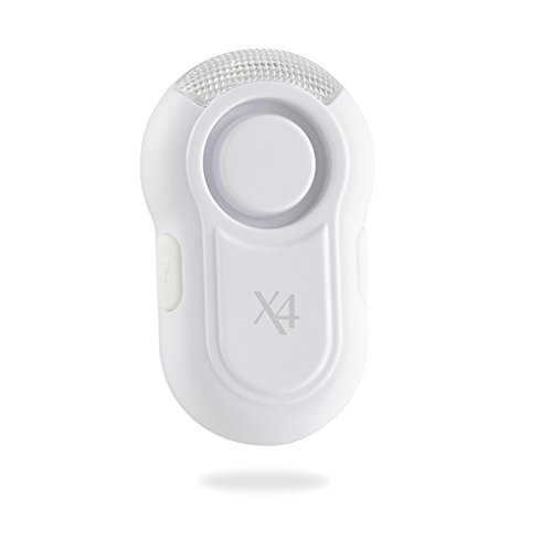 X4-LIFE Mini Jogging Alarm 115dB (weiß), 65 x 35 x 25 mm von X4-LIFE