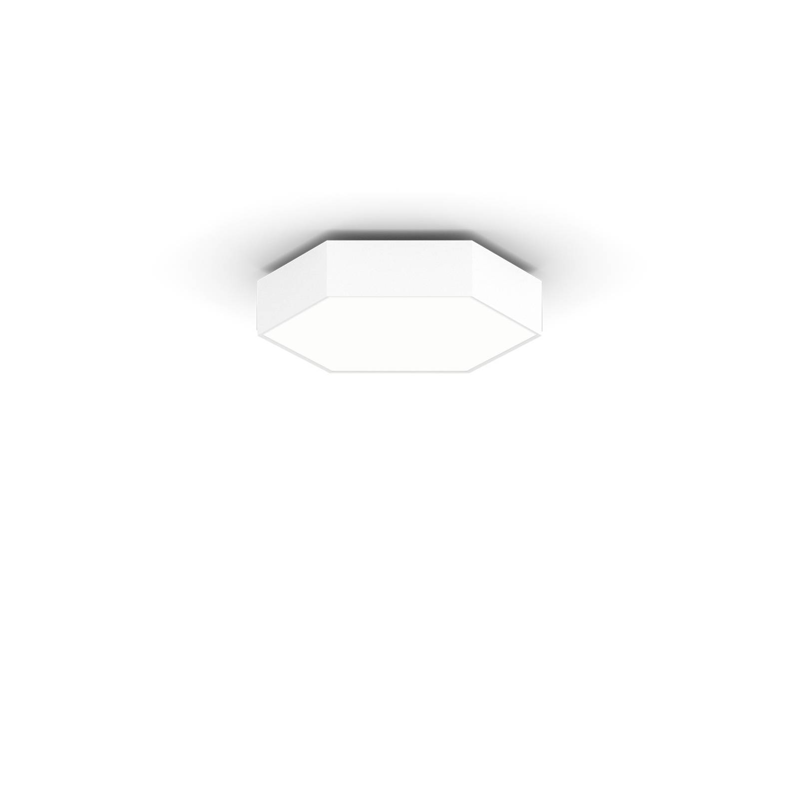 XAL HEX-O 500 LED-Deckenlampe, 50x43,3cm weiß von XAL