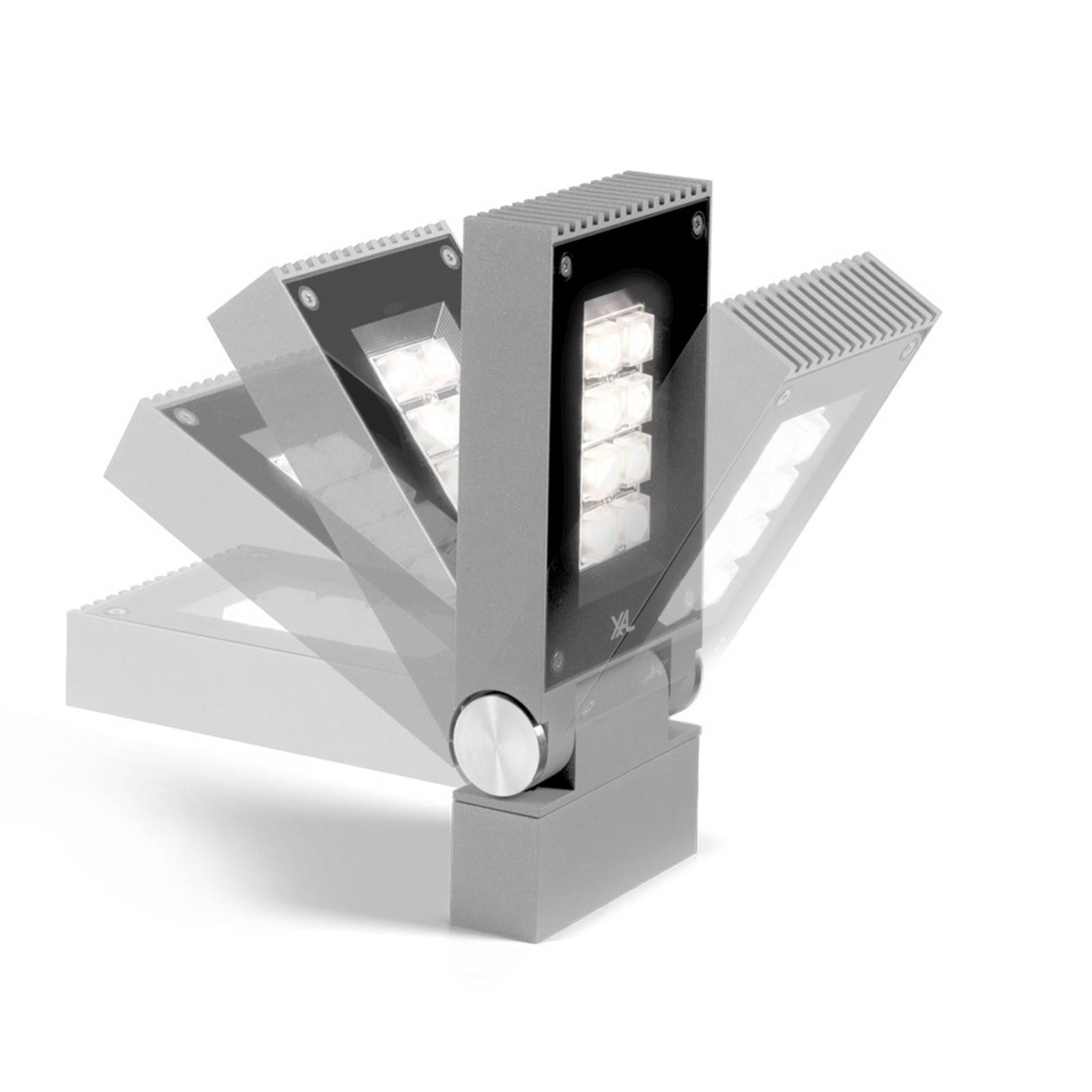 XAL Streamcut LED-Anbauleuchte IP65 asymmetrisch von XAL