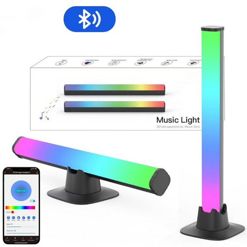 XDOVET LED Stripe 2 Stück LED Lightbar,Bluetooth LED Streifen RGB TV, Hintergrundbeleuchtung,Lampe Ambient Smart Sync mit Musik und APP von XDOVET