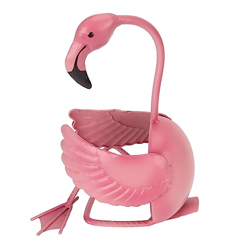 XHTLLO Flamingo Weinregal Eisen Weinhalter, Innovative Tischdekoration Ornament Für Bartheke Küche, Stilvoll von XHTLLO