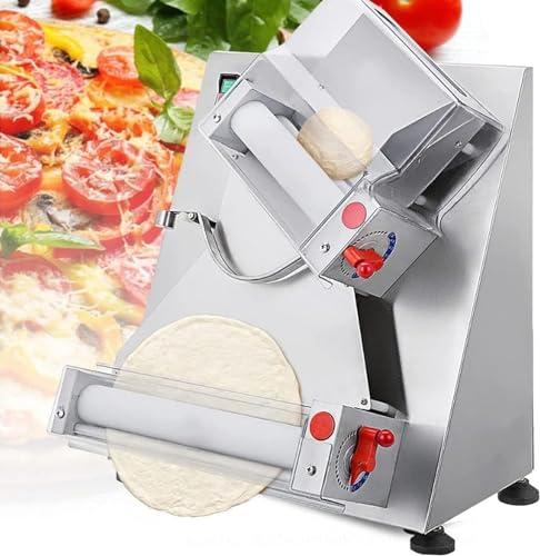15 "Pizza Teig Roller Sheeter, 370W elektrische Pizza Presse, die Maschine herstellt, 30/40cm automatische Teigpresse Maschine kommerziell, für Pizza, Kuchen, Tortillas, Gebäck ( Size : 30cm ) von XINGSHANG