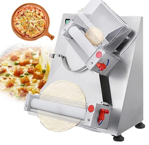 370W elektrische Pizzapresse,die Maschine herstellt,Pizza Teigrollenblatt,30/40cm automatische Teigpresse Maschine Commercial,5s/ Teig für das Rollen von Pizza und verschiedenen Teigkuchen (Size : 30 von XINGSHANG