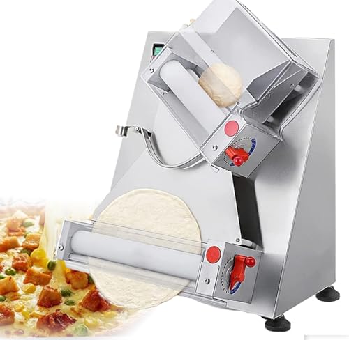 Elektrische Teigpresse,Pizzabereiter,30/40cm automatische Teigpresse Maschine Commercial,Herstellung von 5 Sek./Teig,zum Ausrollen von Pizza und verschiedenen Teigkuchen (Size : 30cm) von XINGSHANG