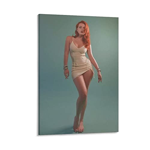 XINGSHANG Bella Thorne Schauspielerin Poster, schönes sexy Heimdekoration, Poster, Wandkunst, Hängebild, Druck, dekoratives Gemälde, Poster, 20 x 30 cm von XINGSHANG