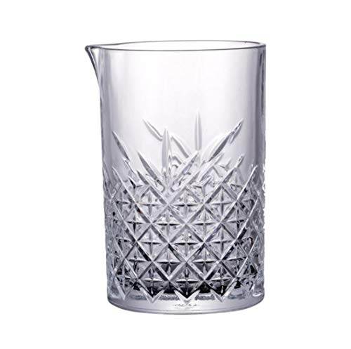 XKONG Kristall Cocktail Shaker, Cocktail Mixing Glas, Crystal Cut Glas, Cocktail Gläser Getränke Crystal Drink Mixing Cups Professionelle Whisky Drinkware (725ml) von XKONG