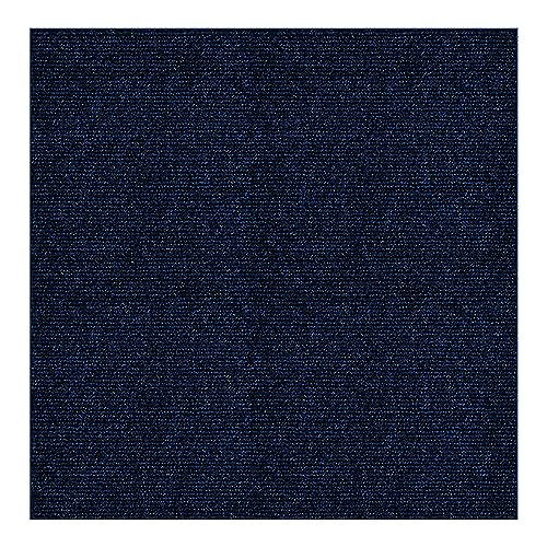 11 Stück Teppichfliesen Selbstklebend,30x30cm Filzfliese Teppich Strapazierfähiger Bodenbelag Teppichboden für Schlafzimmer, Wohnzimmer, Büro (Navy Blau) von XLSBZ