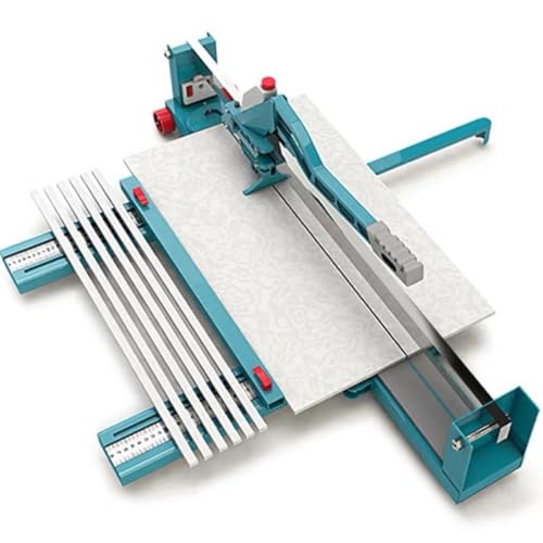 XLTEAM Manueller Fliesenschneider, Hochpräzise Laser-Bodenfliesenschneidemaschine Mit Rädern, 1200 Mm Schnittbreite, Schnittstärke 6–15 Mm, Für Wandfliesen, Porzellankeramik von XLTEAM