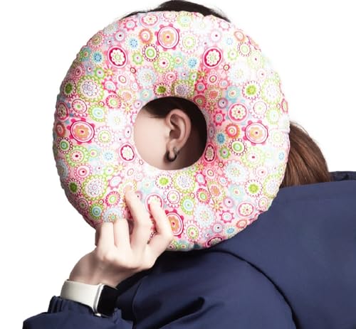 XNSHUN Piercing Kissen Mit Loch Für Ohr Gegen Ohrenschmerzen, Donut Kissen Ohrkissen Piercing Pillow, Nackenkissen Für Seitenschläfer, Sleepingring Für Seitenschläfer Zur Schmerzlinderung Im Ohr (02) von XNSHUN