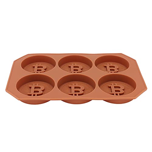 Kuchenform DIY Bitcoin Virtuelle Münze Silikon Schokolade Backen Kuchenform Schatzmünzen Silikonform Fondant Kuchen Dekorieren Werkzeuge Für Die Herstellung von Kuchen Eiswürfeln Schokolade von XPSSJMU