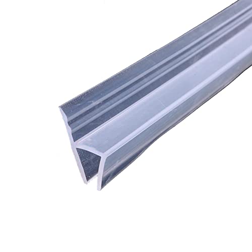 200cm Duschdichtung für Duschtüren, Duschtür Dichtung Duschdichtung Wasserabweiser Dusche Glastür, Duschkabinen Dichtung für 6-12 mm Glasdicke (H-8MM) von XQZMD