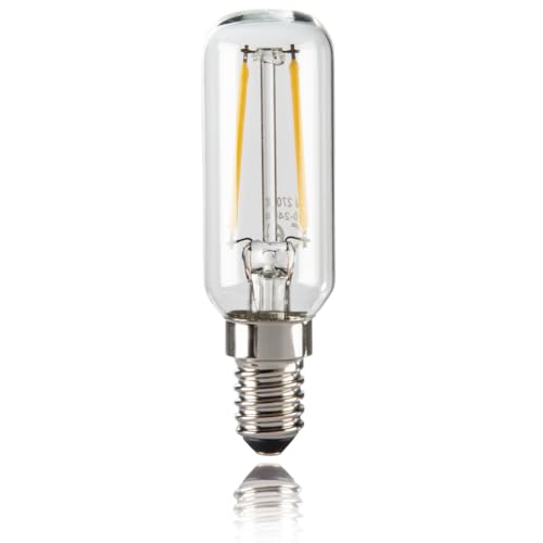 Xavax 00112827 LED-Filament E14, 470lm ersetzt 40W, Röhrenlampe, Kühlschrank/Dunstabzug von Xavax