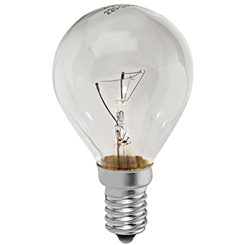 Xavax 112894 Backofenlampe 40W, hitzebeständig bis 300, E14, Tropfenform, klar von Xavax